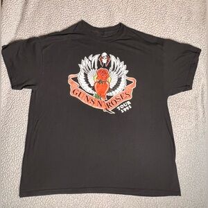 Official Guns N Roses Tour 1991 Graphic Print T Shirt Mens Size XL